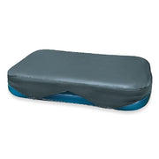 Intex Rectangular Pool Cover, Durable UV-Resistant Vinyl, Fits 120x72 in Pools, 20 in Overhang, Drawstring Ties, Floating Design