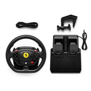 Thrustmaster T98 Ferrari 296 GTS Racing Wheel, 240 Rotation with Bungee Cord, Manettino Dial, Carbon Paddle Shifters, Black