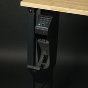 Swiss Tech Wchter 110 Mounted Biometric Gun Safe, Holds 1 Pistol & Magazine, USB-C Emergency Power, Black Steel, 85052
