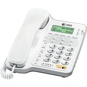 AT&T ATCL2909 One-Line Corded Speakerphone with Caller ID, White