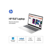 HP 15.6 in. Full HD Touchscreen Laptop, Intel Core i5-1334U, 16GB RAM, 512GB SSD, Intel Iris Xe Graphics, Windows 11 Home, Natural Silver