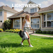 Litheli 20V Cordless Electric Lawn Mower, 14-Inch Cutting Width, Brushless Motor, 5-Position Height Adjustment, 5.0Ah Battery