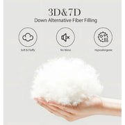 VOUA VA-FGBZ2-28 Comforter King Navy All Season Down Alternative, Cooling Quilted Duvet Insert KING