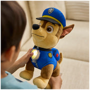 Spin Master Paw Patrol Room Patrol Chase Interactive Plush Toy with Over 75 Sounds, Light-Up Badges, Three Play Modes, Multi-Color, 12 in