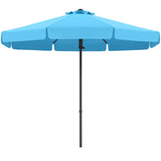ABCCANOPY Outdoor Market Patio Umbrella, 7.5ft Diameter, Turquoise
