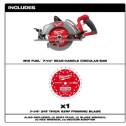 Milwaukee 2930-20 M18 FUEL 7-1/4 in. Cordless Circular Saw Tool Only