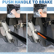 OceanicEcho Hand Controls for Disabled Drivers, Adjustable Length 20.1-27.5 in, All-Black, Portable, Tool-Free Install