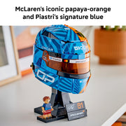 LEGO Editions McLaren F1 Team Oscar Piastri Helmet Building Set, 793 Pieces, Multicolor, 43017
