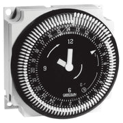 Grasslin FM1STUZ-24U Electromechanical Timer, 24-Hour, 21A SPDT, 24V AC, Panel Mount, White