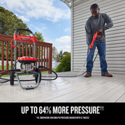 CRAFTSMAN Electric Brushless Cold Water Pressure Washer, 2800 PSI, 1.1 GPM, Black, CMEPW2800