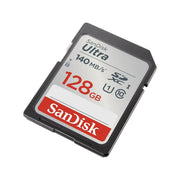 SanDisk Ultra 128GB SDXC UHS-I Memory Card, Class 10, U1, Full HD Video, Up to 140MB/s Read Speed, Multicolor