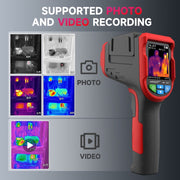 NOYAFA Infrared Thermal Imaging Camera, High Resolution, 2.4 in LCD Display, Handheld, Industrial Imager, Red, NF-521
