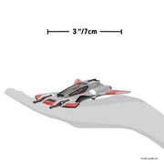 Jazwares Star Wars Micro Galaxy Squadron The Mandalorian N-1 Starfighter vs Pirate Snub Fighter Battle Pack with Detachable Grogu and Articulated Micro Figures SWJ0517