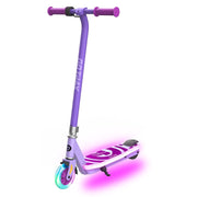 GOTRAX Scout 2.0 Electric Scooter for Kids 4-7, 80W Motor, 6 MPH, Colorful LED Lights, Lightweight Aluminum Frame, Solid Tires, Pink
