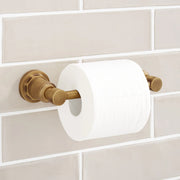 Signature Hardware 948295 Greyfield Toilet Paper Holder Aged Brass