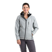 Berne Hooded Softshell Jacket for Ladies - Grey - 4XL