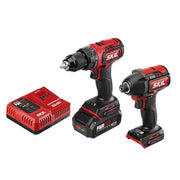 SKIL CB743701 PWRCore 20 2-Tool 20-Volt Brushless Power Tool Combo Kit (Charger Included and 1-Battery Included)