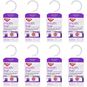 Enoz Lavender Scented Moth Killer Bars, Clothes Moth and Carpet Beetle Protection, 6 oz Each, 8-Pack, 496