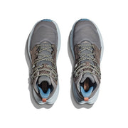 Hoka Women's Anacapa 2 Mid GTX Hiking Boots, Waterproof Nubuck Leather, Vibram Megagrip Outsole, Astral Illusion, 1142831F-ILLU