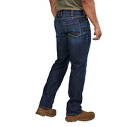 5.11 Tactical Defender-Flex Straight Jeans for Men - Deep Indigo Wash - 40x30