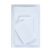Mainstays MS8501321522223 Basic Value Microfiber Bed Sheet Set, Arctic White, King, 4 Piece