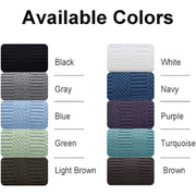 Jessy Home Oversized Blue Bath Towel Set, 8 Piece, 600 GSM Microfiber, Extra Large Bath Sheets 35