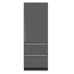 Sub-Zero DET3050R/R Designer Series 30 Inch Wide 16.4 Cu. Ft. Panel Ready Energy Star Certified Bottom Freezer Refrigerator with Right Handed Door and Adjustable Deli Drawer