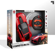 Sharper 1012518 Image RC Chevrolet Corvette ZR1 Remote Control Sports Car, 1:16 Scale, Gravity Sensor Steering, LED Headlights, Red