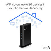 NETGEAR RAX9-100PAS Nighthawk AX1800 WiFi 6 Router, 1.8Gbps