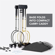 EastPoint Sports Easy Setup Badminton Set, Portable Alloy Steel Net and Rackets, Official Size 5 ft 1 in H x 15 ft L, Black/Grey