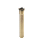 Signature Hardware SH485510 Faucet Extension Tube, 1-1/4 in Width, 8 in Length, Aged Brass Finish, Includes Nut and Washer, SH485510