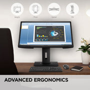 ViewSonic VG2240 22-Inch Full HD 1080p LED Monitor, 100Hz Refresh Rate, USB Hub, HDMI DisplayPort VGA Inputs, Ergonomic Stand