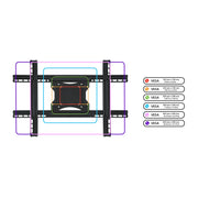 Mount-It! MI9903X TVs Swivel Wall Bracket 600x400 VESA