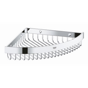 GROHE 40809000 Selection Cube Filing Basket, Starlight Chrome