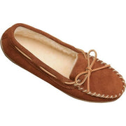 Minnetonka 3902 Moccasin Pile-Lined Hardsole Mocs for Men - Brown - 9M