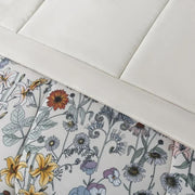 Mainstays 50734461 Bed-in-a-Bag Bedding Set Floral Purple Queen 7-Piece