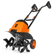 WEN TC0714 7-Amp 14.2-Inch Electric Tiller and Cultivator, Black/Orange