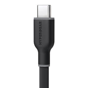 HyperGear Flexi Pro USB-C to USB-C Cable, 10ft, Black Silicone Jacket, Fast Charging 60W Power Delivery