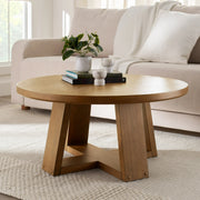Better Homes & Gardens BH2402125171025 Ezra Coffee Table, Light Honey Finish