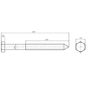 Signature Hardware Bowden Top-Mount Barn Door Hardware Kit, Durable Steel, Black, 96 Inch Track, Supports Doors Up to 48 Inch, MBDH0305X96