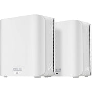 ASUS ZenWiFi BD4 Dual-Band Wi-Fi 7 Mesh Router, White, 2-Pack, 3600 Mbps, 4900 sq.ft. Coverage, Dual 2.5G Ethernet Ports