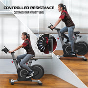 FitRx Hyper Upright Exercise Bike, Adjustable Magnetic Resistance, LCD Monitor, Black, 30667