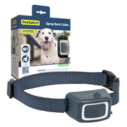 PetSafe Spray Bark Collar, Rechargeable, Water-Resistant, Navy, Medium Size for Dogs 8 lb and Up, Includes Citronella and Unscented Spray Cartridges, PBC00-16368