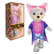 Woof & Co 15-inch Fashion Doll - Skyler The Poseable Plush French Bulldog with Removable Outfit & Accessories