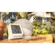 X-Sense Wi-Fi Hygrometer Indoor Humidity, Smart Hygrometer Thermometer with Remote Monitoring, 3-Pack w/ 1 Base Station
