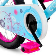 Concord Bikes 16 Kids Bike, Durable Steel Frame, Rear Coaster Brake, Blue and Pink, Fits Riders 42-48 in, Unisex