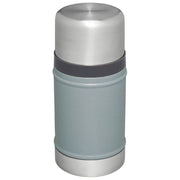 Stanley Classic Legendary Food Jar, 24 oz, Vacuum Insulated, Stainless Steel, Leakproof Wide Mouth Lid, Hammertone Silver