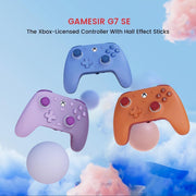 GameSir G7 SE Wired Controller for Xbox Series X|S, Xbox One, Windows 10/11, Hall Effect Joysticks and Triggers, Pulse Vibration, 3.5mm Audio Jack, Orange