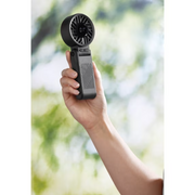 Mainstays MFU0625E-A Rechargeable Handheld Portable Fan, 7 Speeds, Black