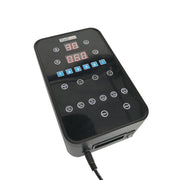 Presoterapia Air Compression Leg Massager Wraps, 6 Chambers, LCD Display, Adjustable Pressure, Foot and Calf Massage